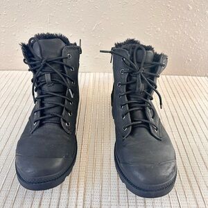 Celia Women’s Black Faux Fur Winter Boots Size 8 – Style Paddey